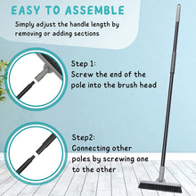 Load image into Gallery viewer, Grout Brush with Long Handle, Tile Cleaner Tool for Shower, Bathroom Floors Scrubber for Grout Cleaning
