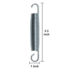 5.5 Inch Trampoline Springs Heavy Duty Stainless Steel Replacement Springs, Set of 16