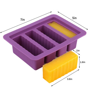 Silicon Butter Mold, Butter Molds Tray with Lid,Large Butter Maker with Food Grade Silicone Spatulas,Rectangle Container for Brownies,Homemade Butter,Herbed,Garlic Butter